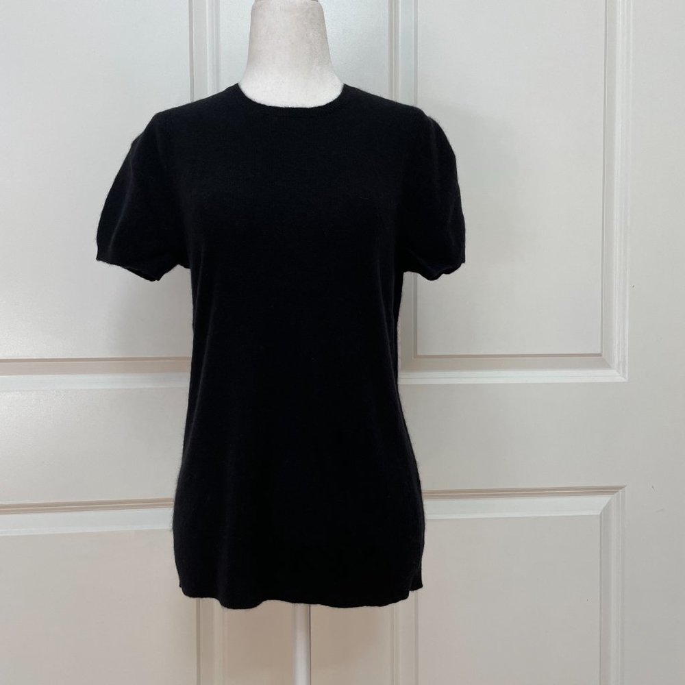 Cashmere Short-Sleeve Sweater
